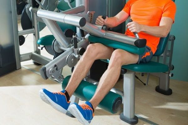 Seated hamstring curls are a fast and efficient way to train.