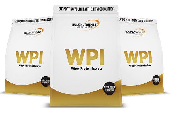 Bulk Nutrients Whey Protein Isolate (WPI) is ultra-high in protein and is certified as being sourced from grass fed cows. Available in 1kg pouches in 11 delicious flavours.