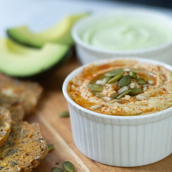 High Protein Spiced Hummus and Avocado Dips from Bulk Nutrients