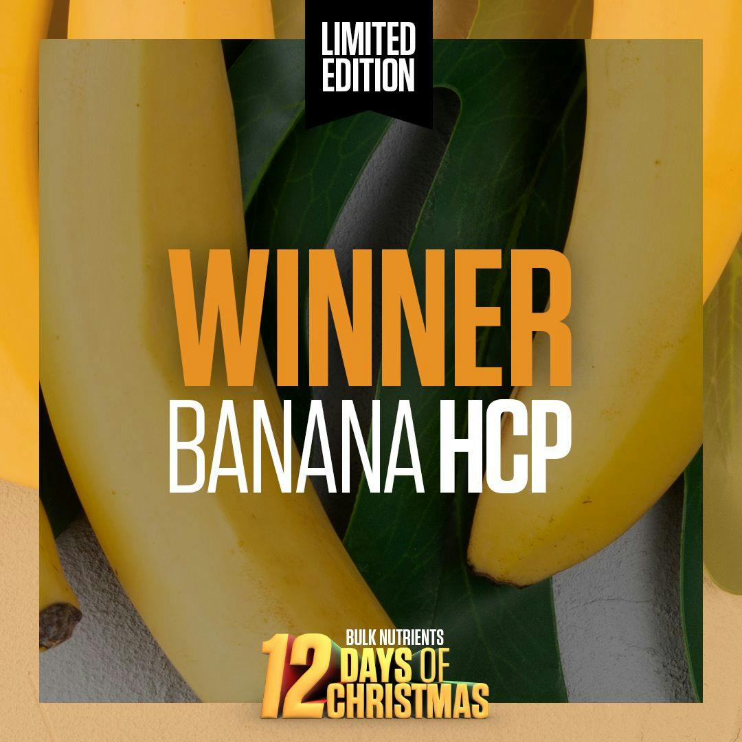 Bulk Nutrients' 12 Days of Christmas 2020 Winners: Hydrolysed Collagen Peptides in Banana