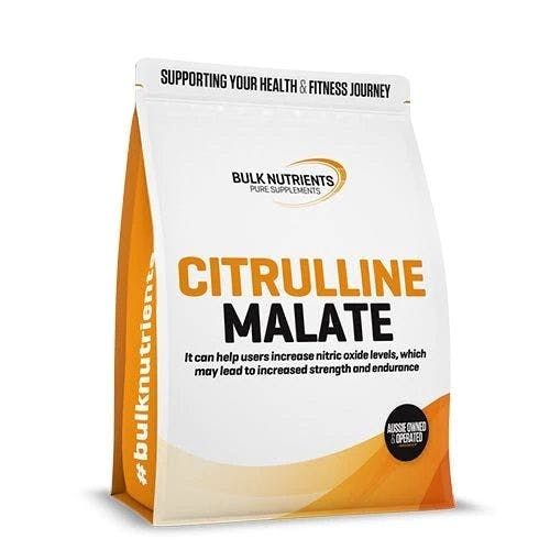 100% Pharmaceutical Grade, Bulk Nutrients' Citrulline Malate Powder is lactose free and does not contain any gluten in the raw ingredients. Available in 250g and 1kg pouches.