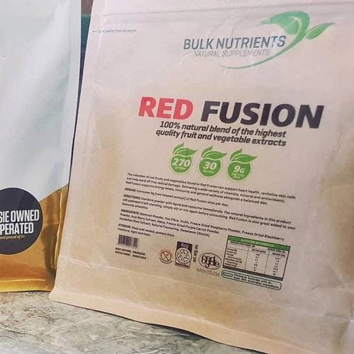 Bulk Nutrients' Red Fusion - photo courtesy of @elcapitano_jc