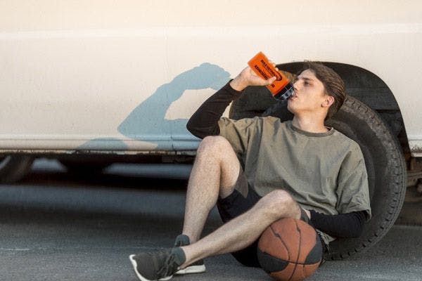 Electrolytes help to replenish nutrients lost in sweat while playing basketball
