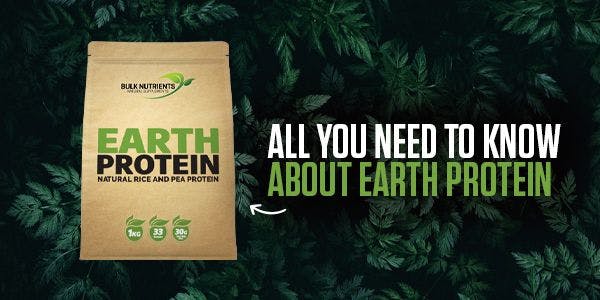 Earth Protein is a premium plant protein with a full spread of amino acids.