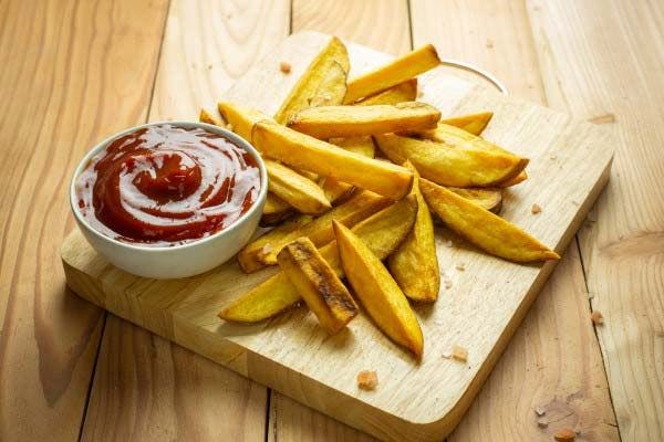Bake as delicious veggie chips