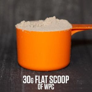 Dosage size - 30 grams (approx. 1 flat scoop) of WPC