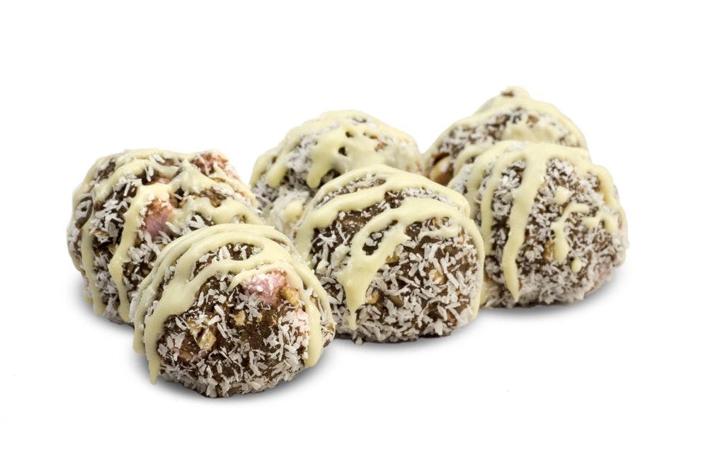 12 Days of Christmas - Rocky Road Protein Balls recipe from Bulk Nutrients 