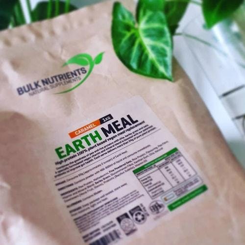 Bulk Nutrients' Earth Meal - Plant Based Meal Replacement - photo courtesy of @kaytee.lifts