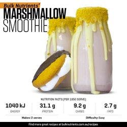 Marshmallow Smoothie recipe from Bulk Nutrients 