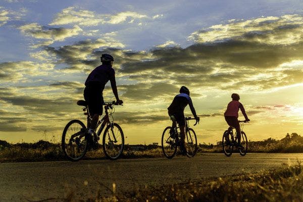 Cycling is fun and fitness for the whole family.